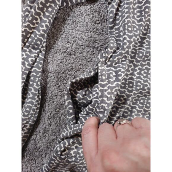 Nike Grey Zip Up Hoodie Sweatshirt Size XL 100% Cotton Swoosh Logo - Picture 4 of 8